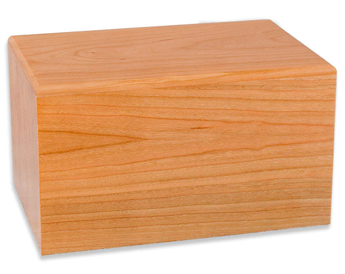 Minnehaha Natural Wood Adult 200 cu in Cremation Urn-Cremation Urns-Infinity Urns-Afterlife Essentials