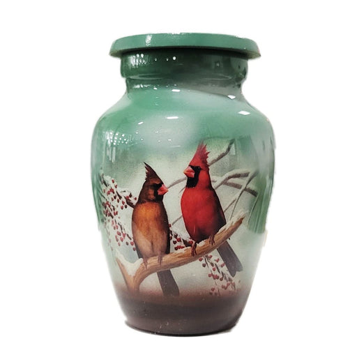 Visiting Cardinals 5 cu. in. Cremation Urn-Cremation Urns-Infinity Urns-Afterlife Essentials