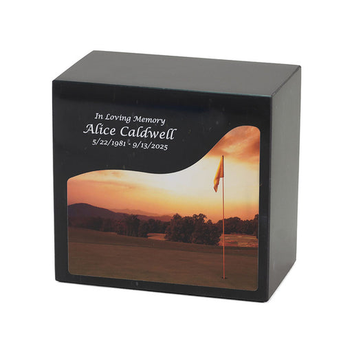 Monumental Memorials Golf Green Full Size Cremation Urn-Cremation Urns-Terrybear-Afterlife Essentials