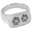 Rectangle Ring Fingerprint Cremation Jewelry-Jewelry-New Memorials-Afterlife Essentials