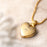 Filigree Bail Heart Pendant Cremation Jewelry-Jewelry-New Memorials-Afterlife Essentials