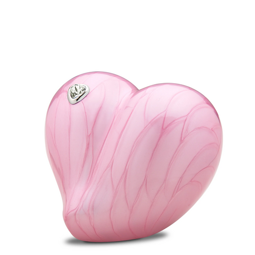 Love Heart Pink Cremation Urn-Cremation Urns-Infinity Urns-Afterlife Essentials