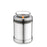 LoveUrns® ArtDeco Polished Silver Cremation Urns 25 cu. in.-Cremation Urns-Infinity Urns-25 cu.in.-Afterlife Essentials