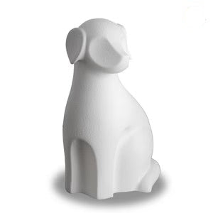 LoveUrns® Porcelain Dog Pet Urn 74 cu. in.
