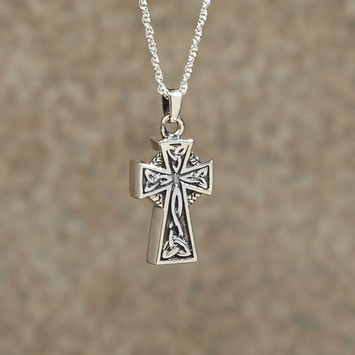 Celtic Cross Sterling SIlver Keepsake Cremation Jewelry-Jewelry-Infinity Urns-Afterlife Essentials