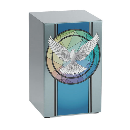 Life Canvas Dove Pewter, Full Size Cremation Urn-Cremation Urns-Terrybear-Afterlife Essentials