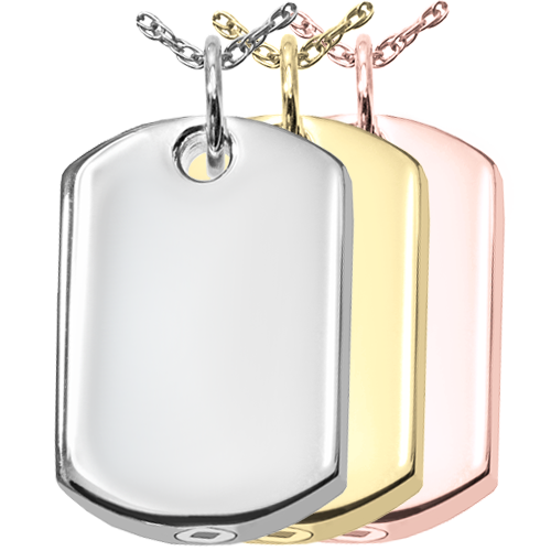 Personalized Dog Tag Cremation Jewelry-Jewelry-New Memorials-Afterlife Essentials