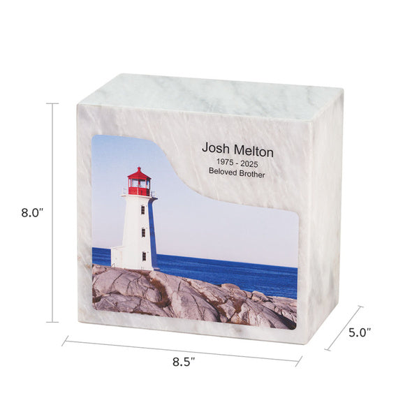 Monumental Memorials Lighthouse Full Size Cremation Urn-Cremation Urns-Terrybear-Afterlife Essentials