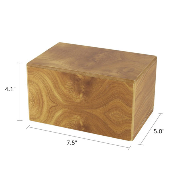 Natural Box Small Cremation Urn-Cremation Urns-Terrybear-Afterlife Essentials