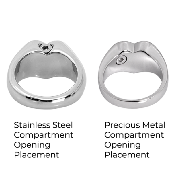 Bold Heart Ring Cremation Jewelry-Jewelry-New Memorials-Afterlife Essentials