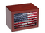 Brick Wall American Flag Large Photo Urn-cremation urns-Bogati-Afterlife Essentials