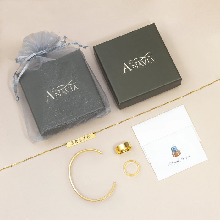 Square Photo Locket Necklace-Jewelry-Anavia-Afterlife Essentials