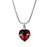 Crystal Birthstone Heart Memorial Necklace-Jewelry-Anavia-Afterlife Essentials