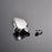 Crystal Birthstone Heart Memorial Necklace-Jewelry-Anavia-Afterlife Essentials