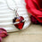 Crystal Birthstone Heart Memorial Necklace-Jewelry-Anavia-Afterlife Essentials