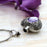 Angel Wing Birthstone Heart Memorial Necklace-Jewelry-Anavia-Afterlife Essentials