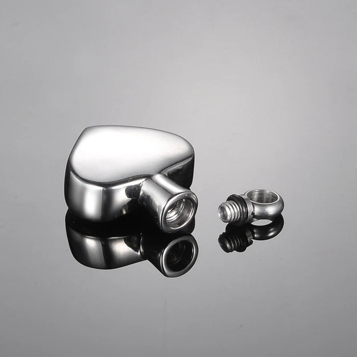 Cross on Heart Memorial Necklace Cremation Jewelry-Jewelry-Anavia-Afterlife Essentials