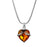Crystal Birthstone Heart Memorial Necklace-Jewelry-Anavia-Afterlife Essentials