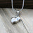 Footprint Memorial Necklace Cremation Jewelry-Jewelry-Anavia-Afterlife Essentials