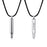 Silver Polished Bullet Memorial Necklace Cremation Jewelry-Jewelry-Anavia-Afterlife Essentials