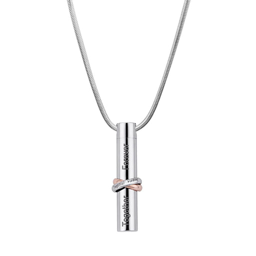 Together Forever Cylinder Memorial Necklace-Jewelry-Anavia-Afterlife Essentials