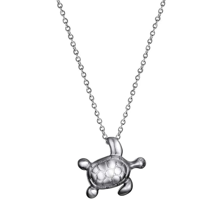 Turtle Memorial Necklace Cremation Jewelry-Jewelry-Anavia-Afterlife Essentials