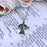 Angel Wings Cross Memorial Necklace Cremation Jewelry-Jewelry-Anavia-Afterlife Essentials