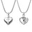 Cross on Heart Memorial Necklace Cremation Jewelry-Jewelry-Anavia-Afterlife Essentials