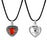 Angel Wing Birthstone Heart Memorial Necklace-Jewelry-Anavia-Afterlife Essentials