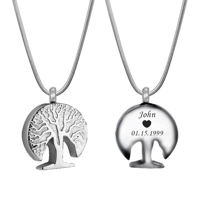 3D Tree of Life Memorial Necklace Cremation Jewelry-Jewelry-Anavia-Afterlife Essentials