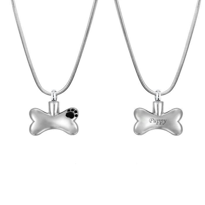 Dog Bone Pet Memorial Necklace Cremation Jewelry-Jewelry-Anavia-Afterlife Essentials