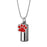 Cylinder with Paw Print Charm Pet Memorial Necklace-Jewelry-Anavia-Afterlife Essentials