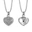 Flickering Crystal Heart Memorial Necklace-Jewelry-Anavia-Afterlife Essentials