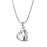 Loving Cat Heart Pet Memorial Necklace Cremation Jewelry-Jewelry-Anavia-Afterlife Essentials