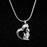 Loving Cat Heart Pet Memorial Necklace Cremation Jewelry-Jewelry-Anavia-Afterlife Essentials