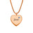 Birthstone Heart Memorial Necklace-Jewelry-Anavia-Afterlife Essentials