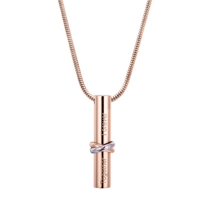 Together Forever Cylinder Memorial Necklace-Jewelry-Anavia-Afterlife Essentials