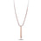 Long Slim Cylinder with Crystal Memorial Necklace-Jewelry-Anavia-Afterlife Essentials