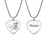Always in my Heart Birthstone Heart Memorial Necklace-Jewelry-Anavia-Afterlife Essentials
