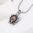 Flower Patch Turtle Memorial Necklace Cremation Jewelry-Jewelry-Anavia-Afterlife Essentials