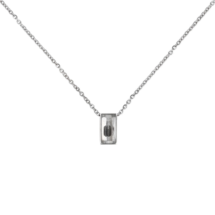 See You Cube Memorial Necklace Cremation Jewelry-Jewelry-Anavia-Afterlife Essentials