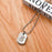 Dog Icon Dog Tag Pet Memorial Necklace Cremation Jewelry-Jewelry-Anavia-Afterlife Essentials