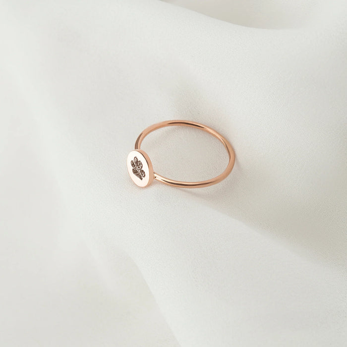 Personalized Paw Print/ Nose Print Pet Ring-Jewelry-Anavia-Afterlife Essentials