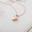 Mini Heart Memorial Necklace Cremation Jewelry-Jewelry-Anavia-Afterlife Essentials