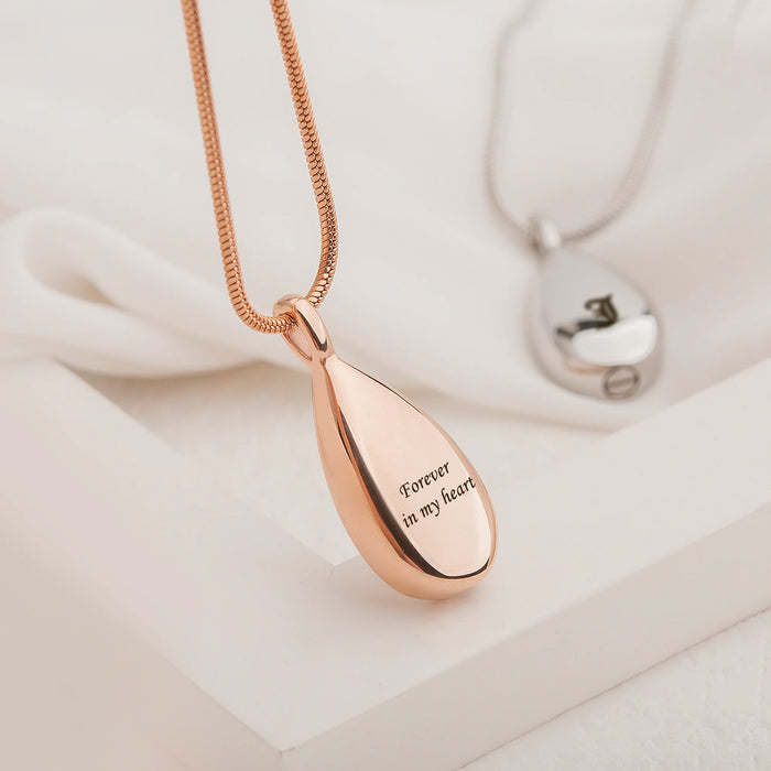 Teardrop Memorial Necklace Cremation Jewelry-Jewelry-Anavia-Afterlife Essentials