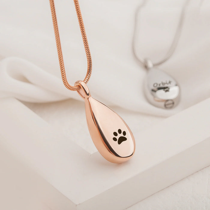 Teardrop Memorial Necklace Cremation Jewelry-Jewelry-Anavia-Afterlife Essentials