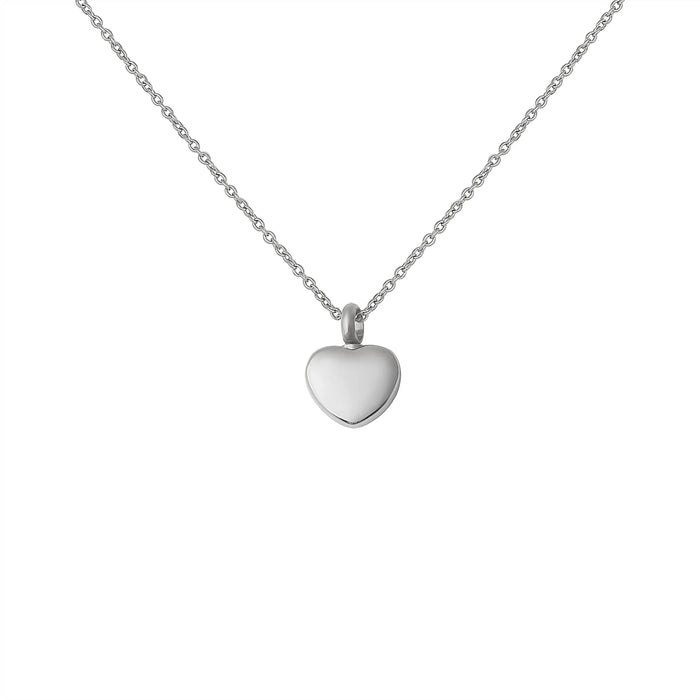 Mini Heart Memorial Necklace Cremation Jewelry-Jewelry-Anavia-Afterlife Essentials