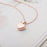 Mini Heart Memorial Necklace Cremation Jewelry-Jewelry-Anavia-Afterlife Essentials