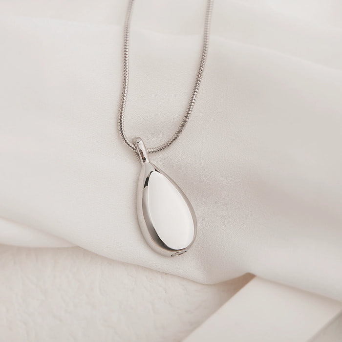 Teardrop Memorial Necklace Cremation Jewelry-Jewelry-Anavia-Afterlife Essentials