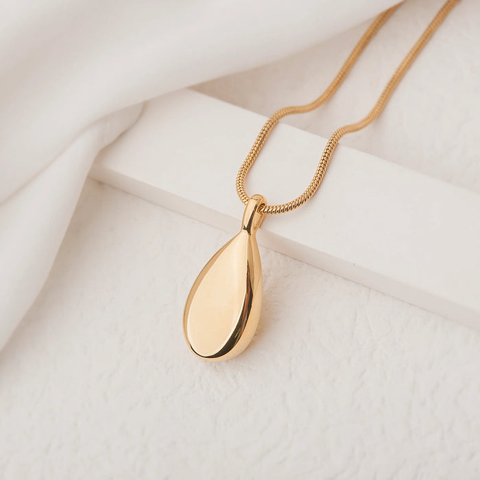 Teardrop Memorial Necklace Cremation Jewelry-Jewelry-Anavia-Afterlife Essentials